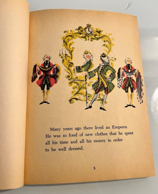 page: The Emperor's New Clothes.
Intro of the vain emperor