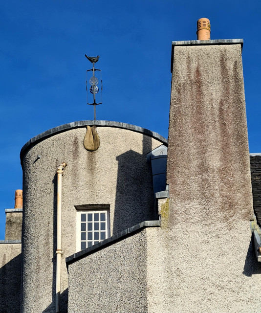 Part of an Art Nouveau style house designed by Charles Rennie Mackintosh.