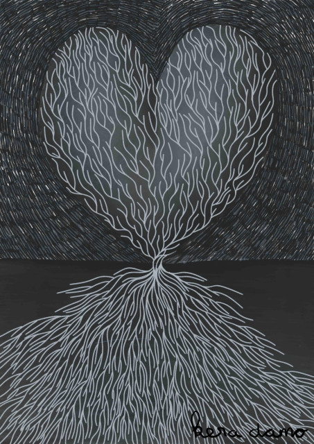 Digital artwork by visual artist Kera Damo from The Hague / Digitaal kunstwerk van beeldend kunstenaar Kera Damo uit Den Haag