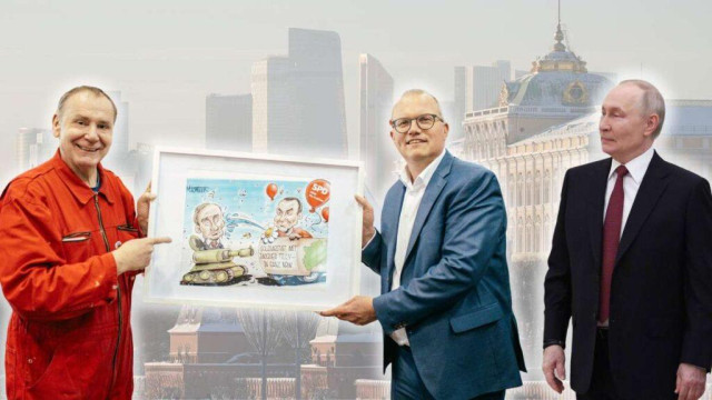 Putin jagt deutschen Künstler Tilly – weil ihm seine Werke nicht gefallen