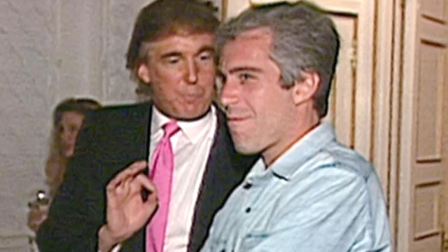 Image of #donald #trump with jeffrey #epstein