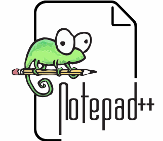 Official logo of the text editor Notepad++.