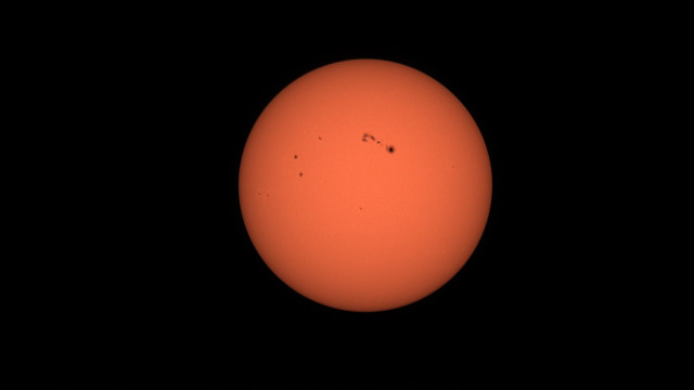 Astro filter on Dwarf 3 - sun on 4 February 2026.