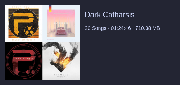 Dark Catharsis playlist
