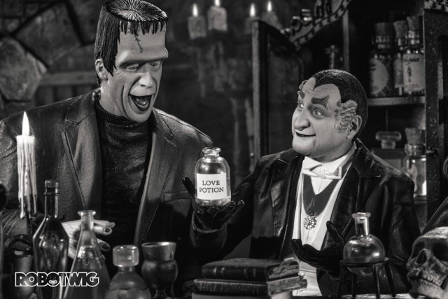 Grandpa shows Herman a love potion he's made down in his Lab 🧪 Herman looks excited. 