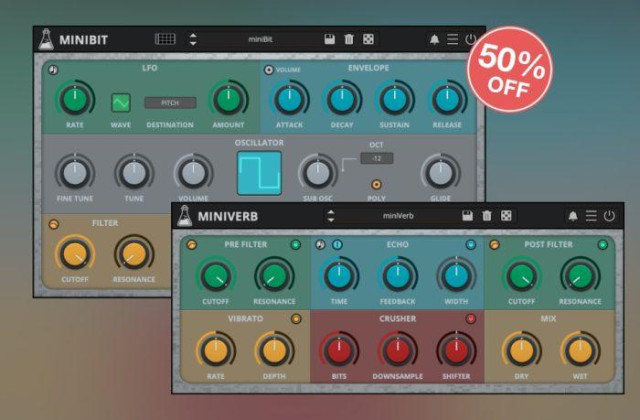 AudioThing miniBit and miniVerb update
