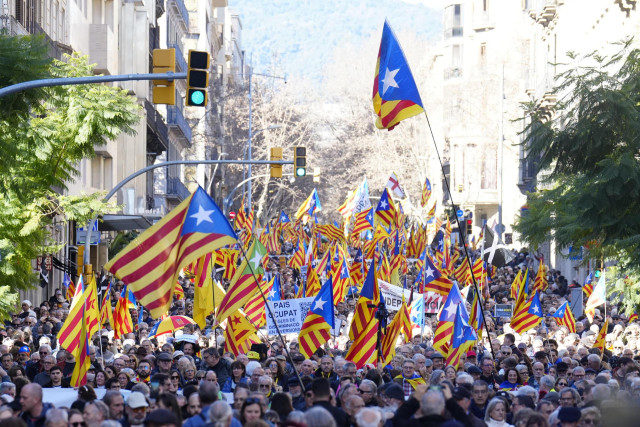 Enormous crowds in Barcelona