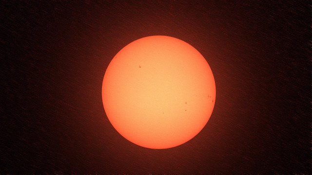 The sun photo made with Dwarf 3 Telescope VIS filter