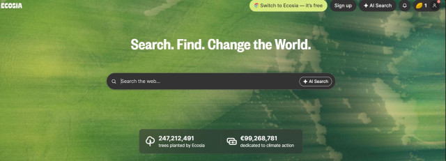 "Ecosia AI Search"