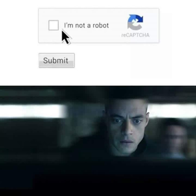 Mr. Robot: I''m not a robot captcha
