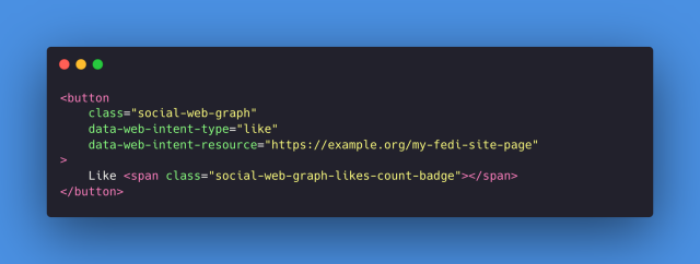 WebIntents Like Button