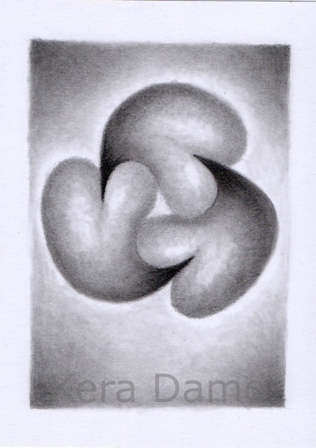 Graphite pencil drawing by visual artist Kera Damo from The Hague / Potloodtekening van beeldend kunstenaar Kera Damo uit Den Haag