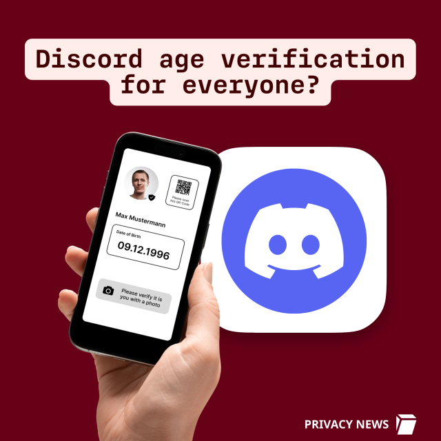 Discord age verification
for everyone?

Image with Discord logo and ID check on phone