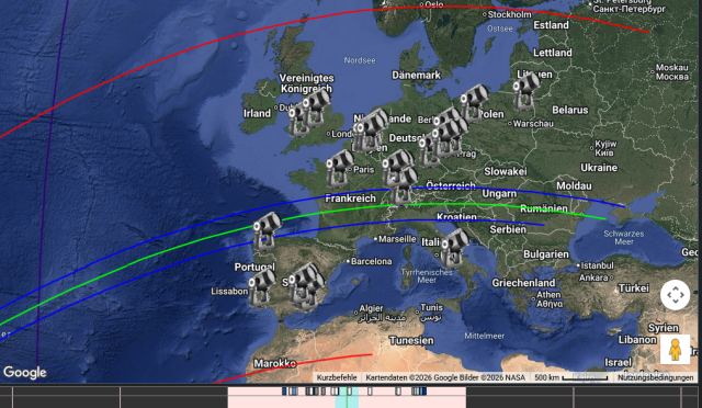 Distribution of the announced stations for the observation of the stellar occultation by Trans-Neptunian object (523738) 2014 SH349.