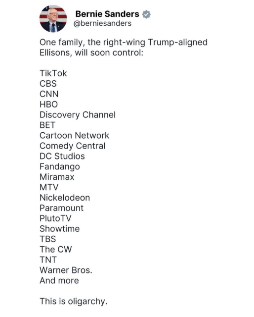 List of Networks Ellison owns - Right Wing TV