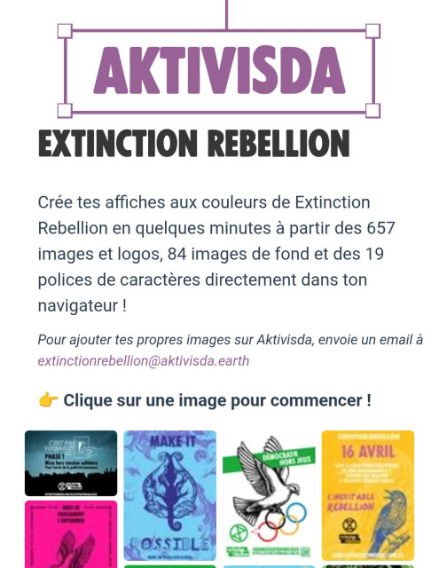 Aktivisda graphic design tool