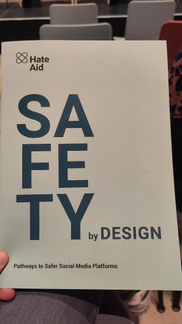 Front page of the report "Safety by design"