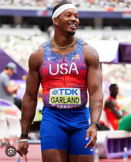 Kyle Garland - he's an American athlete and definitely not an island in Iran that is about to be attacked by Trump.

Actually, he's a Black man, so Trump probably will attack him, given a chance.