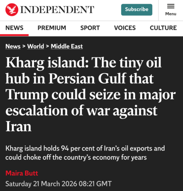 Kharg Island - a tiny island off the mainland of Iran. It's probably really good as an oil hub in the Persian Gulf, but how good is it at the pole vault?