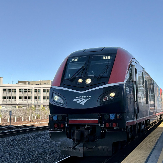 A photo of the coast starlight train 
