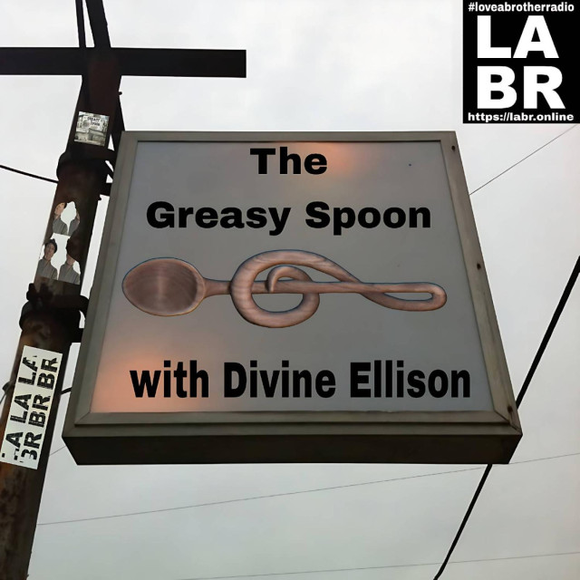 Radio broadcast artwork for Divine Ellison-Greasy Spoon manhattan NY live by @DivineEllison@ravenation.club.