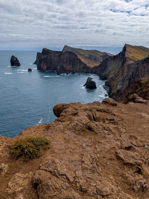 The jagged cliffs of Ponta de São Lourenço, Madeira