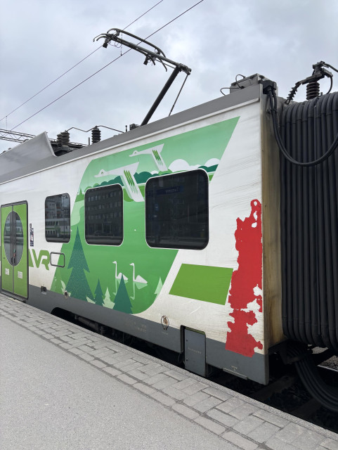 Toinen kuva samasta vaunusta.