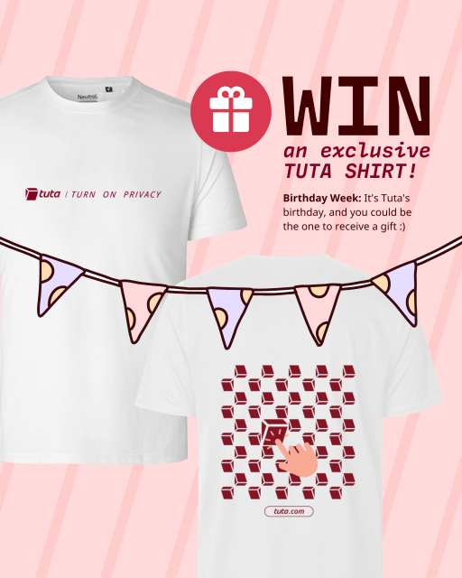 Image of Tuta's shirt that you can win