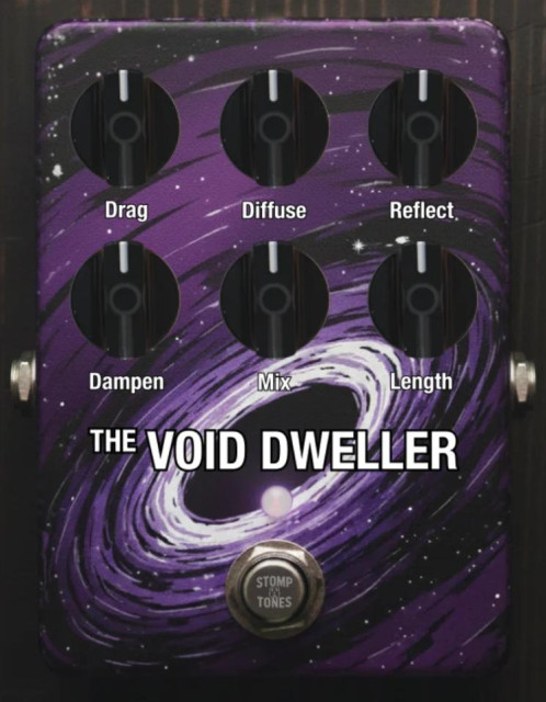 The Void Dweller Reverb FX pedal plugin UI.