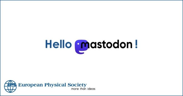 The European Physical Society and the German Physical Society are on Mastodon! Follow us: @europeanphysicalsociety and @DPGPhysik@wisskomm.social 
https://tinyurl.com/sesswd46
#physics #physik #europe 
