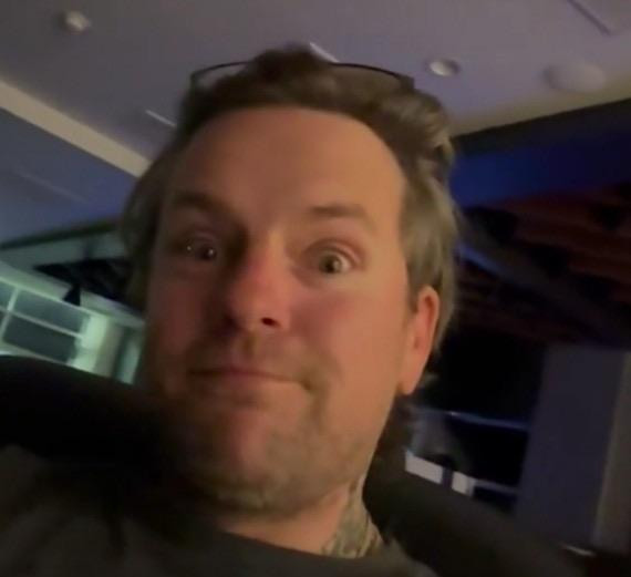 Peter Patrick’s face 
