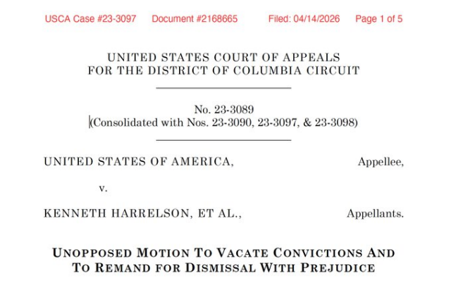 US Court of Appeals for DC: a motion to vacate convictions...