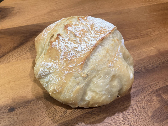 A loaf of homemade bread