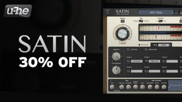 u-he Satin Sale