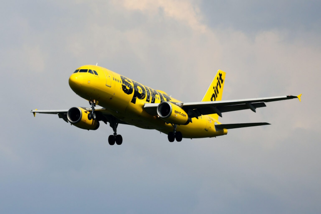 A pic of a Spirit jet: