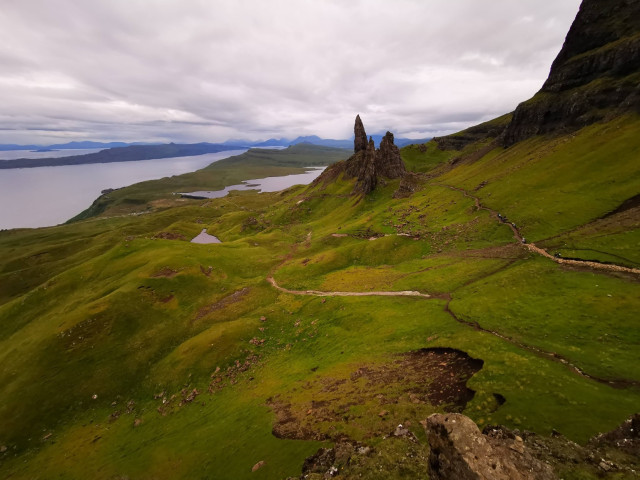 View over parts of the isle of Skye