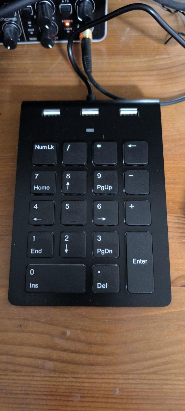 A generic USB numpad