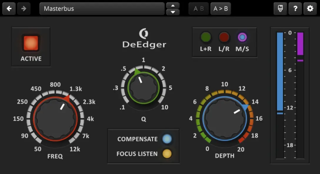 DeEdger plugin UI.