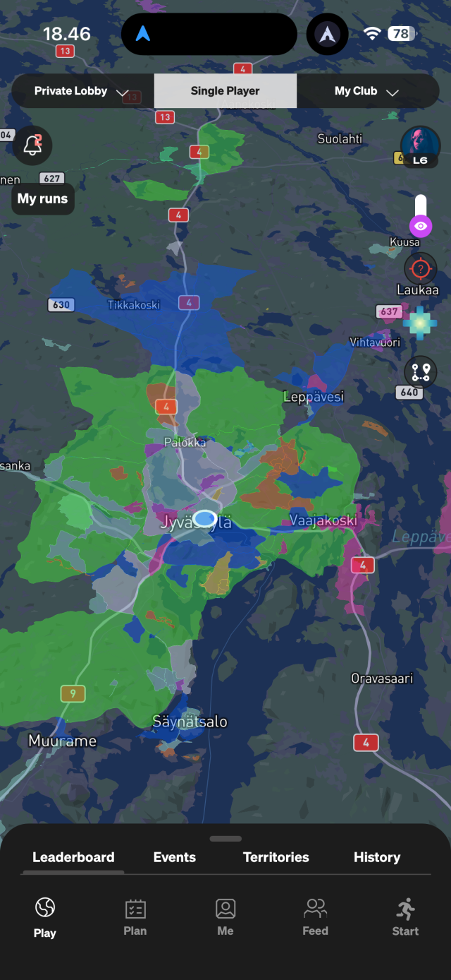 INTVL kuvankaappaus kartalta