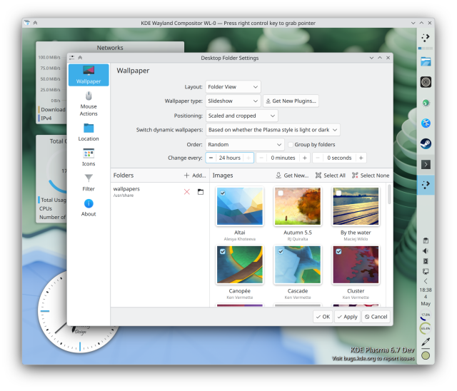 KDE's Discover software management app, sporting the new Union "look".