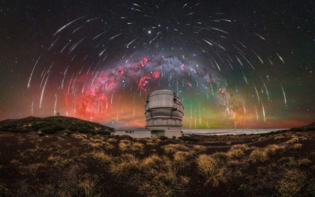 a stunning photo of the vibrant milky way in a star studded sky