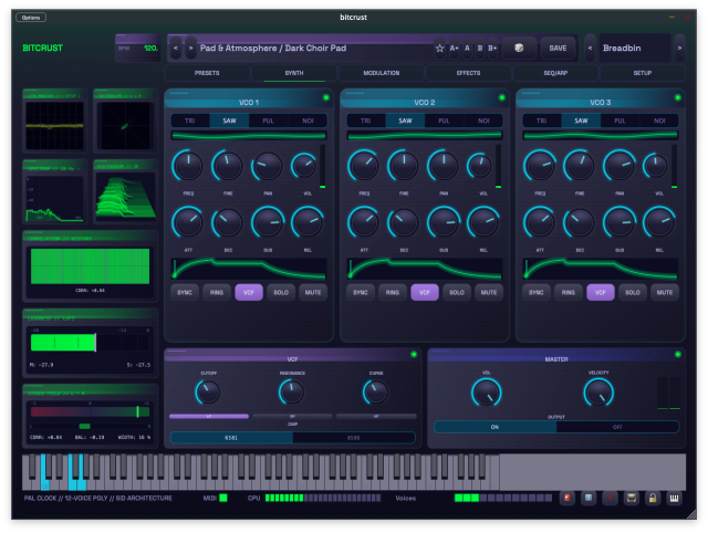 Bitcrust plugin UI.