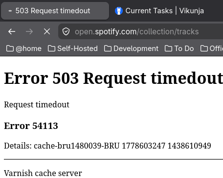 Spotify working about as well as it always does(, meaning terrible).