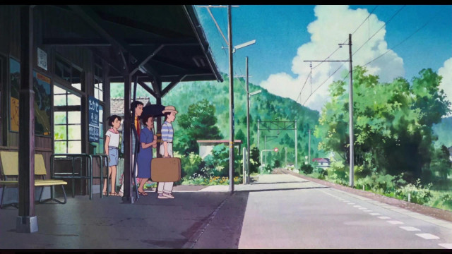 a frame from Only Yesterday by Studio Ghibli