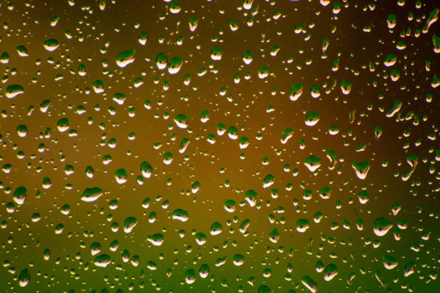 Raindrops on a glass. They're all different. I wanted to express the feeling that everybody is different and we're all important. The raindrops are the symbol of people (but also animals). All the drops together can make a sea, even if they're all different. 