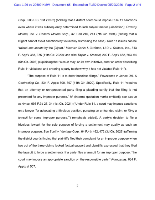 Judge Williams order reopening Trump v IRS suit p2
