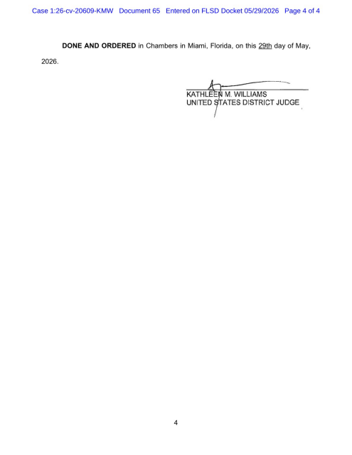 Judge Williams order reopening Trump v IRS suit p4
