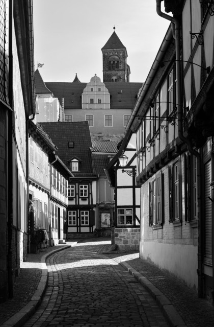 Little alley in Quedlinburg