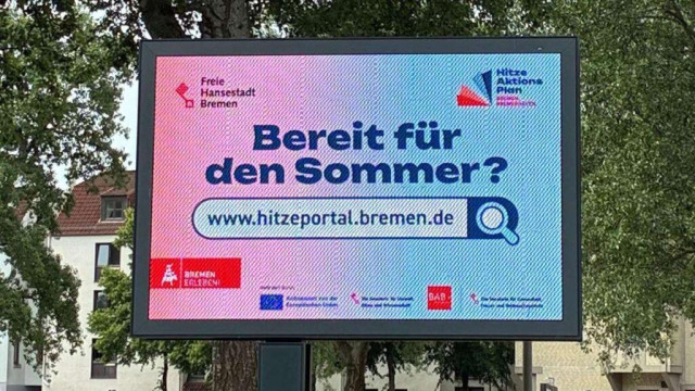 Bremen startet Hitzeportal: Karte zeigt kühle Orte und Trinkwasserstellen