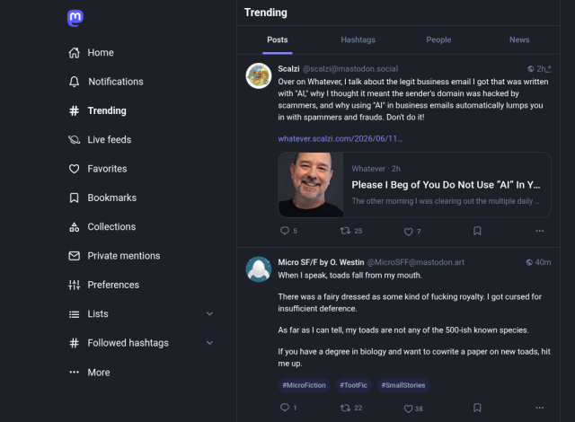 Screenshot of Mementomori.social Mastodon